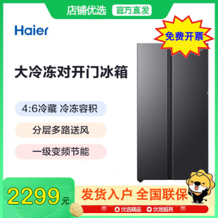 Haier/海尔 BCD-515WLHSSEDS9 对开门冰箱 大冷冻冰箱 一级变频