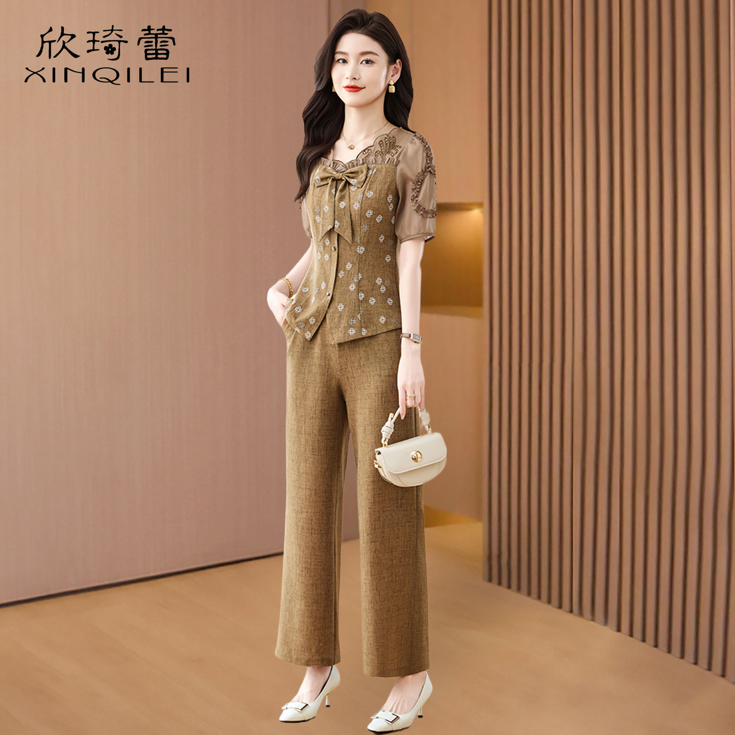 40到50多岁女装两件套装夏2026新款小香风妈妈洋气高端贵夫人品牌
