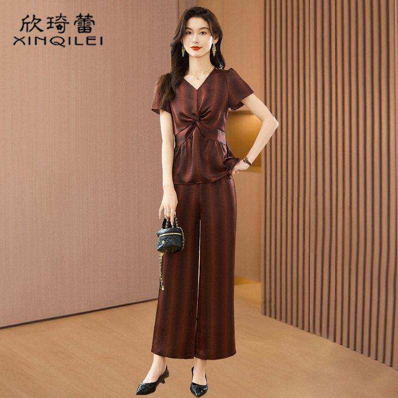 喜婆婆婚宴套装妈妈装年轻时尚
