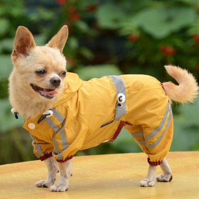 Waterproof Dog Clothes for Small Dogs Pet Rain Coats Jacket