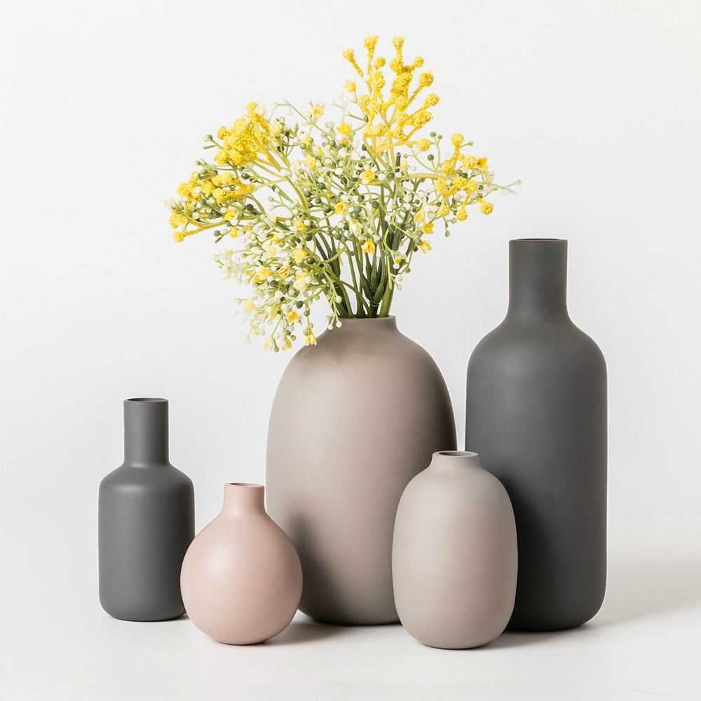 Modern Home Decor Glass Vase Minimalism Living Room Decorati