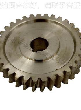 2FU轮24皮辊加油机铜齿轮涡轮尼龙齿替代皮辊加油配EZF机件