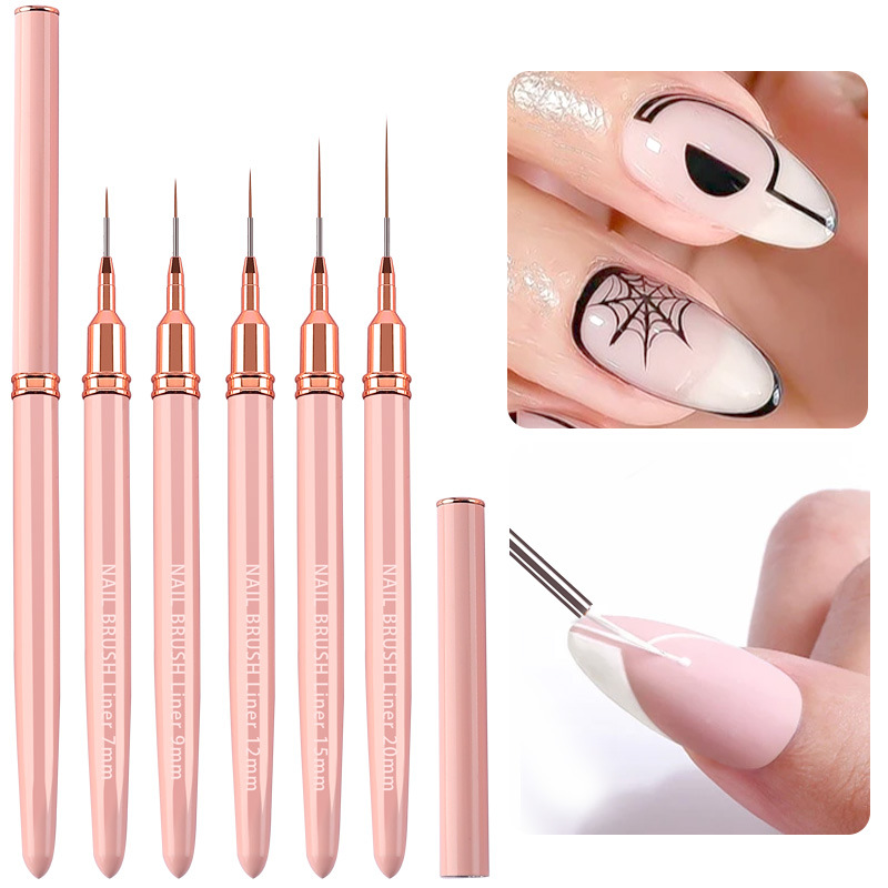 豆蔻针管美甲拉线笔套装美甲专用