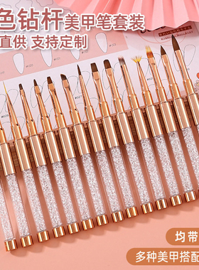豆蔻初学者美甲笔刷笔毛软不分叉