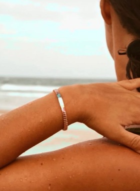 MLGM原创设计tila珠小众波西米亚风时尚多层叠戴手串女个性小手链