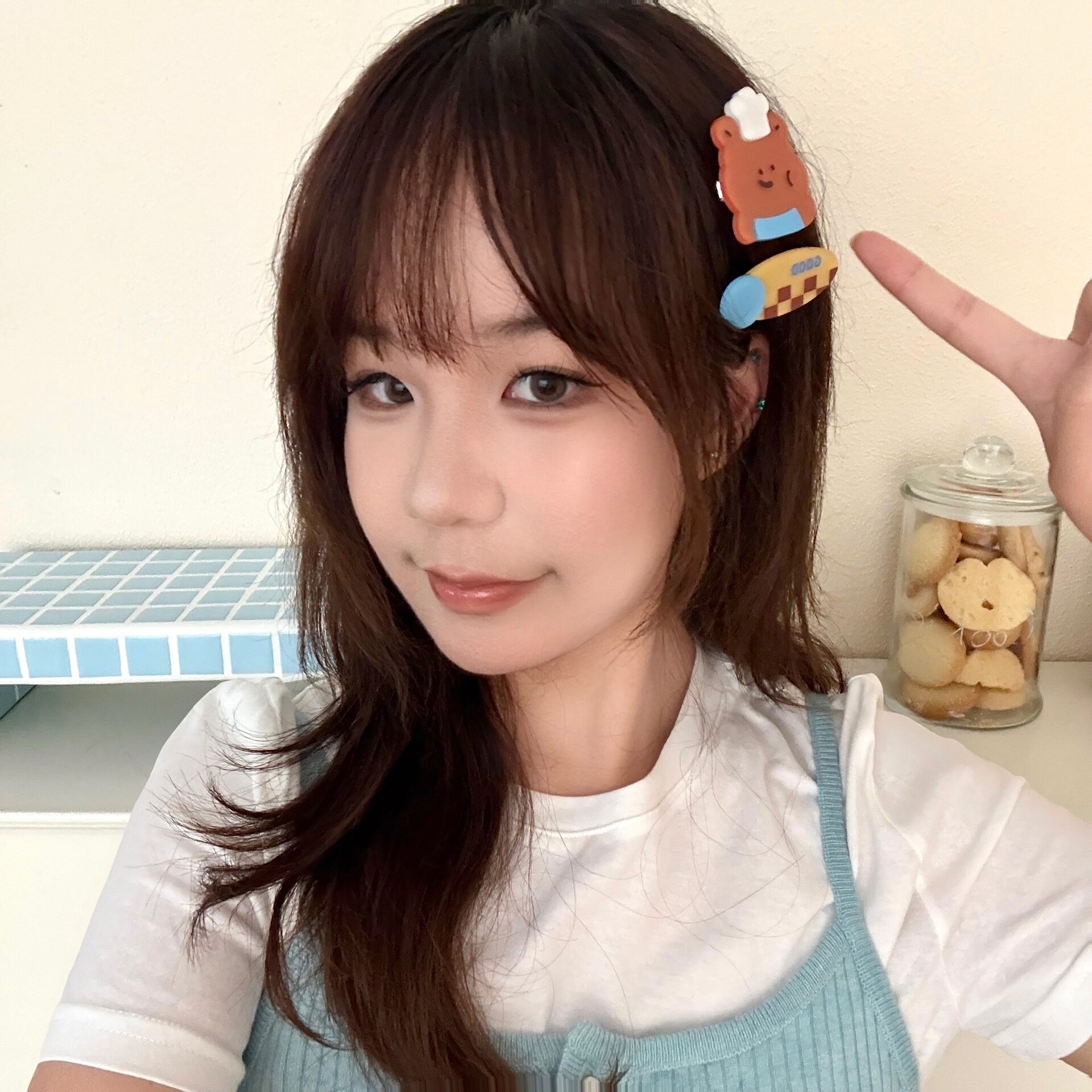 熊熊发夹少女刘海夹发卡可爱发饰