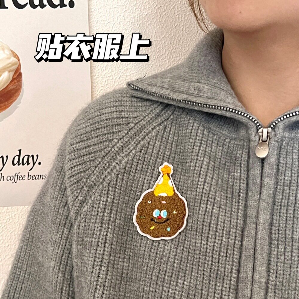 乌贴贴少女百搭刺绣配件衣物手套