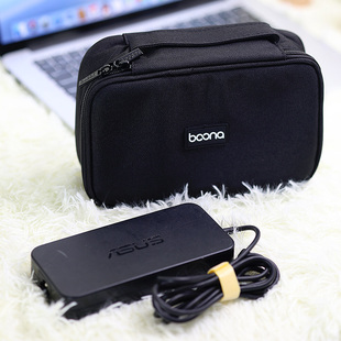 适用于笔记本电脑电源线充电线收纳包多用途合一多功能大容量收纳包耐磨防震抗压防摔便携手提款收纳包