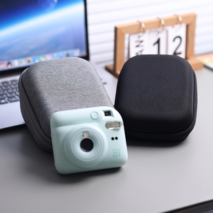 适用于富士拍立得mini12保护壳相机包硬壳加绒收纳保护盒便携防震减压抗摔保护盒手提防尘防刮收纳包