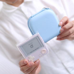 适用于百词斩单词机1s便携收纳盒 绑带固定网兜可存放充电线耳机多用收纳整理盒子2.7英寸屏幕1.0口袋版专用