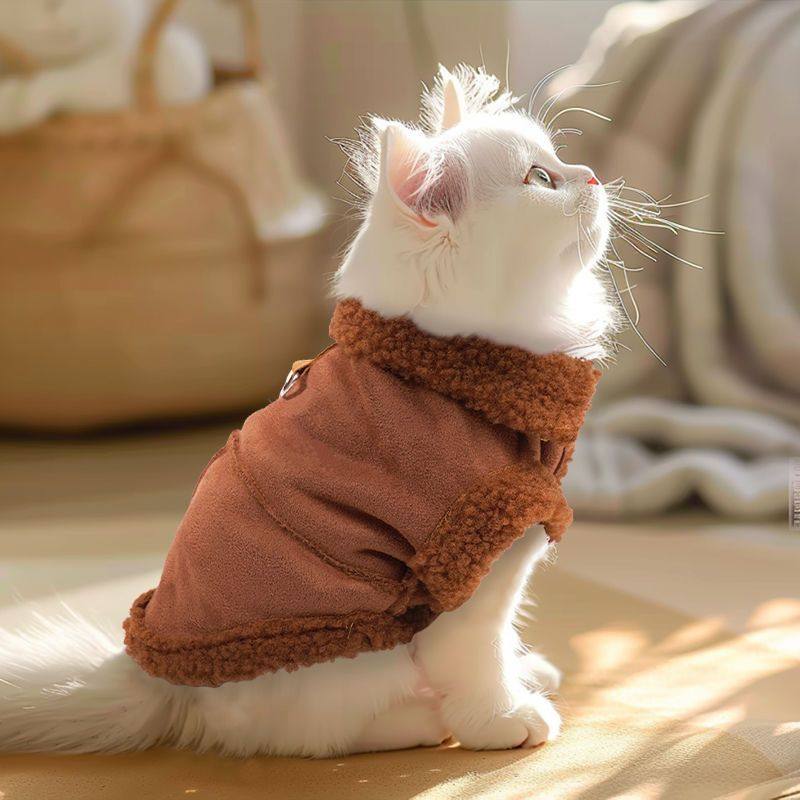 网红狗狗衣服秋冬款猫咪小中型犬泰迪加绒带牵引扣背心防掉毛保暖,宠物/宠物食品及用品,狗宠物服装/雨衣,淘宝优惠券,粉丝福利购,淘宝优惠卷