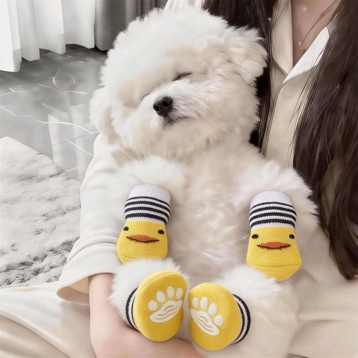 宠物袜子可爱狗狗袜子脚套防抓防脏防滑外出泰迪比熊柯基软底狗鞋