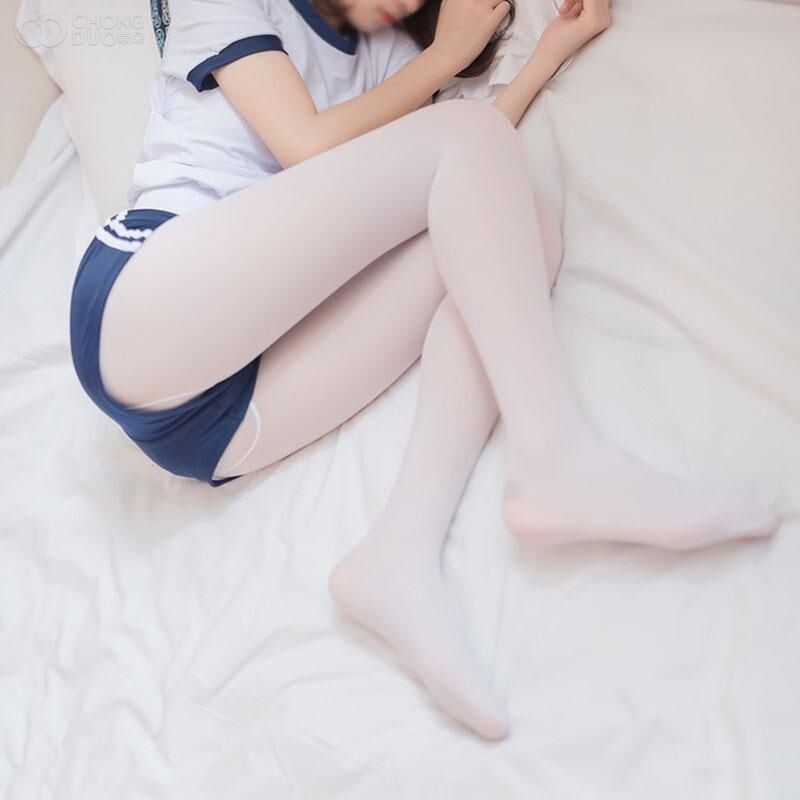 白色过膝袜子女秋冬薄款天鹅绒日系jk高筒黑丝纯欲大腿性感白丝袜