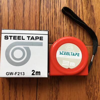 长城精工钢卷尺2米钢尺厘米英寸五金木工量具Gw-F213
