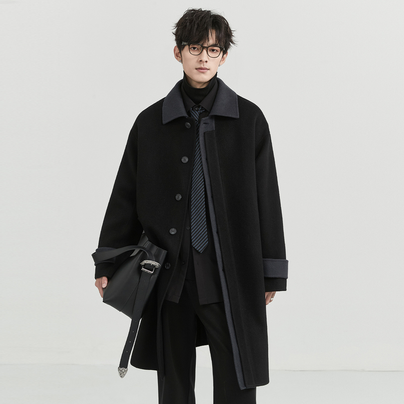伯爵卓尔男士秋季羊毛风衣外套