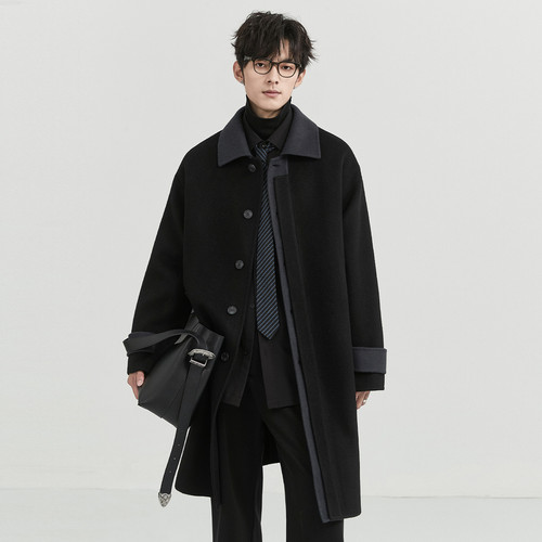 伯爵卓尔男士秋季羊毛风衣外套