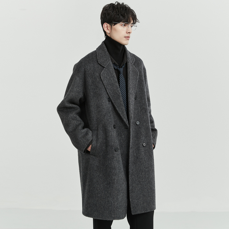 伯爵卓尔男士高端双面羊毛大衣