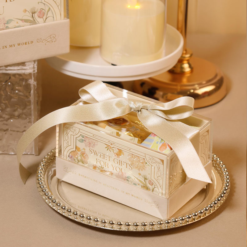 创意喜糖盒透明亚克力精致高档婚礼回礼伴娘伴手礼回礼礼盒包装盒