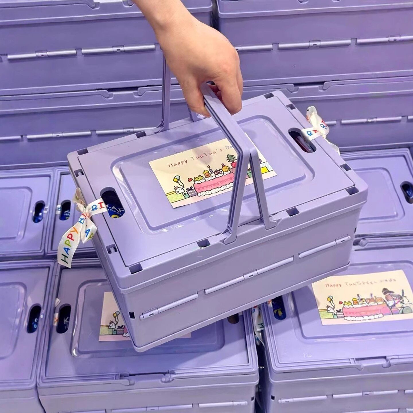 宝宝儿童生日伴手礼盒子空实用露营箱结婚伴娘十岁生日回礼礼物盒