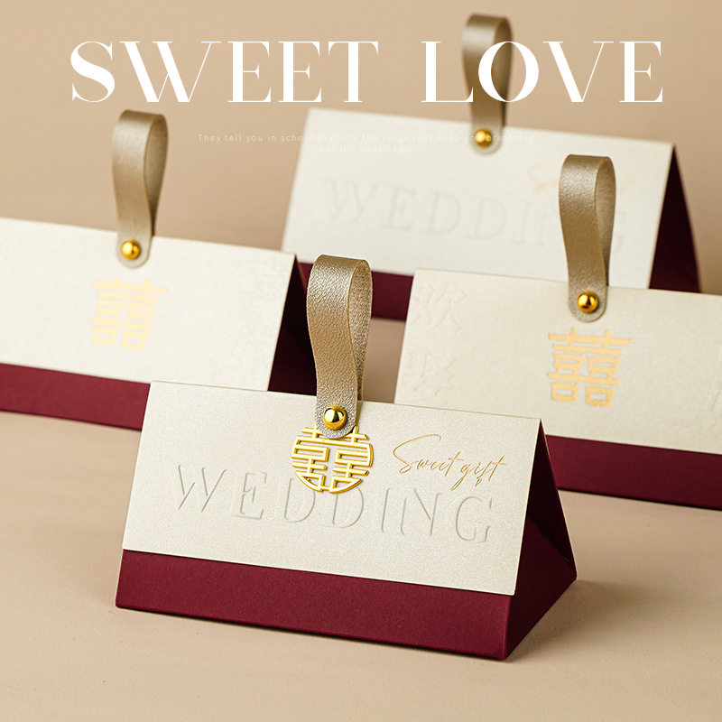 2026新款唱片喜糖盒结婚糖盒子桌糖盒小清新光盘伴手礼盒卡通糖盒