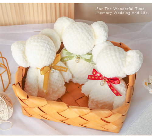 伴手礼小熊毛巾珊瑚绒创意礼盒毛巾伴手礼小礼品结婚回礼毛巾