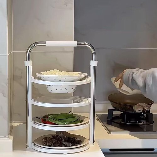 厨房备菜盘家用可折叠配菜盘多功能放菜置物架子台面火锅备菜神器