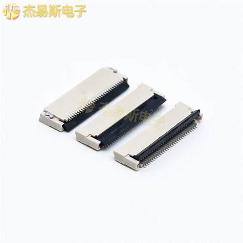 FPC前插后掀 后翻盖双面上下接 0.5MM 4P8P20P24P30 40 60P连接器