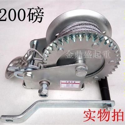 升降绳子滑轮手摇钢丝绳起重机神器紧线器自锁吊装小吊机绞盘神器