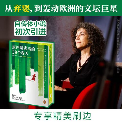 【精美刷边版】露西娅逃离的29个春天 玛丽亚卡兰德罗内著 斯特雷加奖决选作品 意大利底层女性纪实文学作品 外国文学小说畅销作品