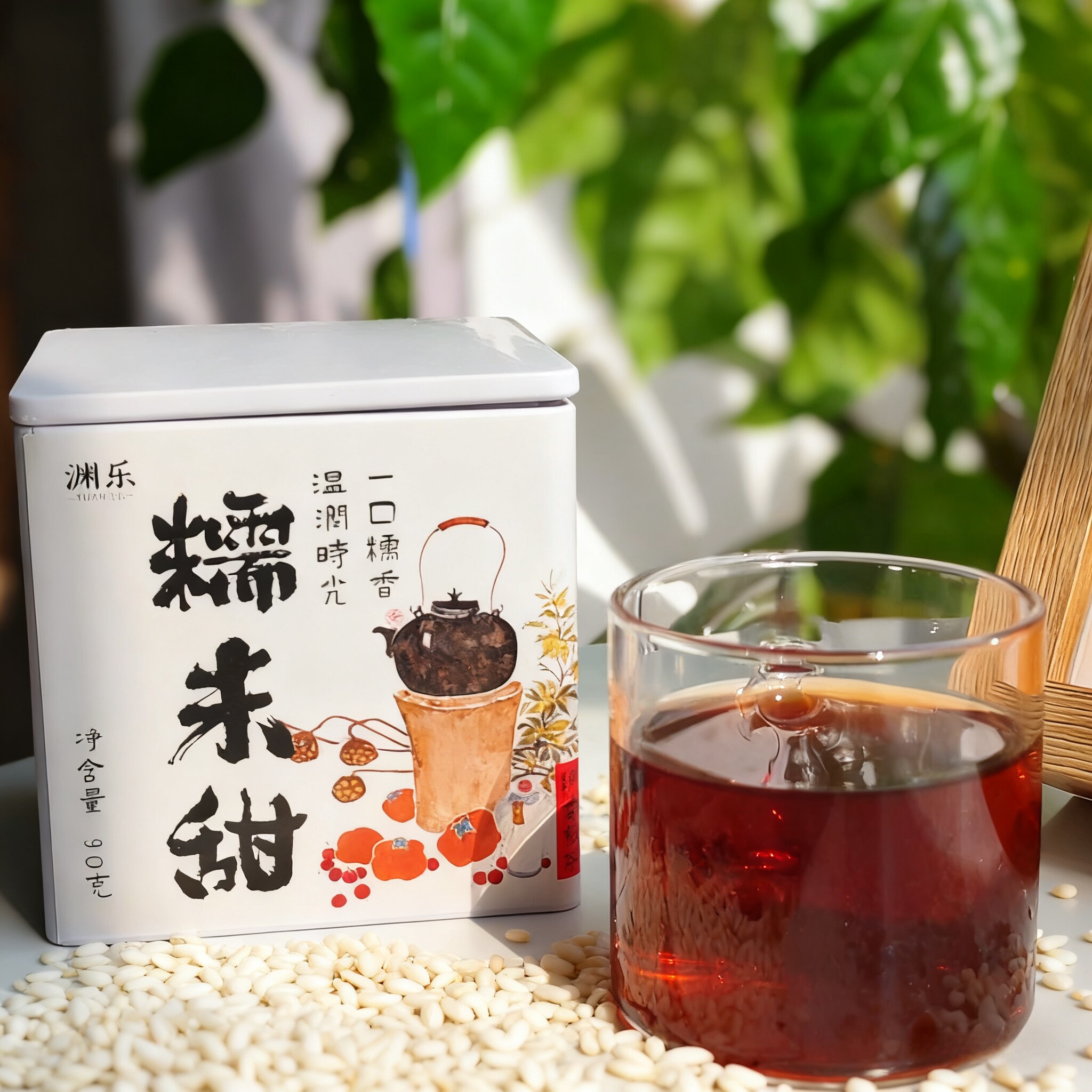 渊乐云南正宗糯米浓香普洱熟茶茶普洱