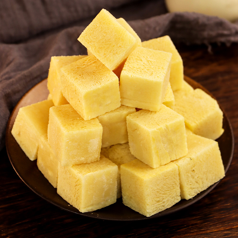 东北卤水冻豆腐块炖菜火锅食材老式冻豆腐麻辣烫豆腐500g家用