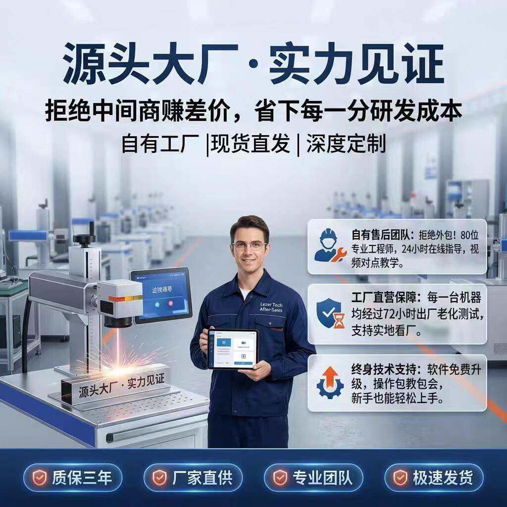 标激光打机纤手便携式桌面小型MAGA-102自动刻石头紫光二氧化持光