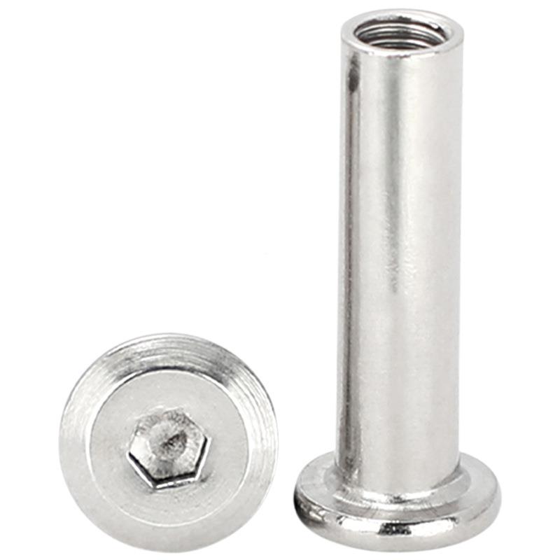 304不锈钢M平头倒边内六5770角夹板螺母家具紧固件锁螺母螺帽4MM