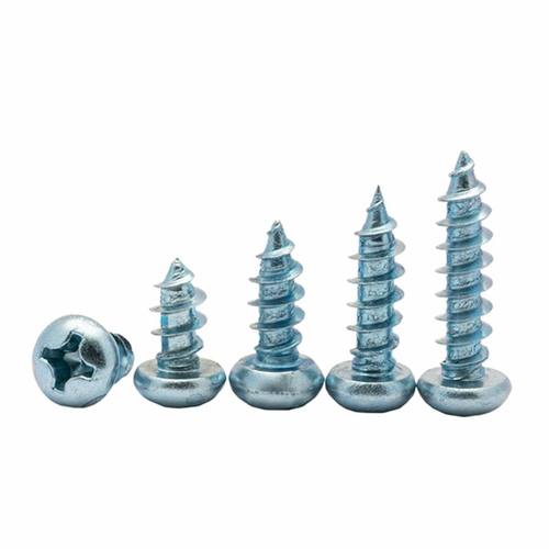 小头自攻钉M3-M6半圆头自攻螺丝钉 镀锌十字尖尾木牙螺丝螺钉