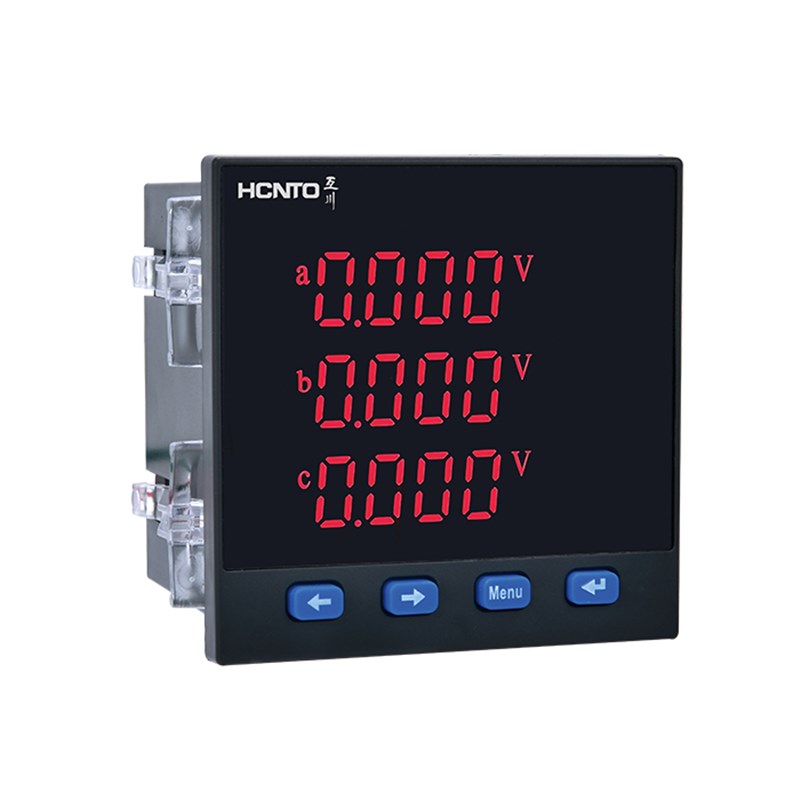 96三相电流电压多功能电力仪表 数显功率频率因数表 80 72  6L2