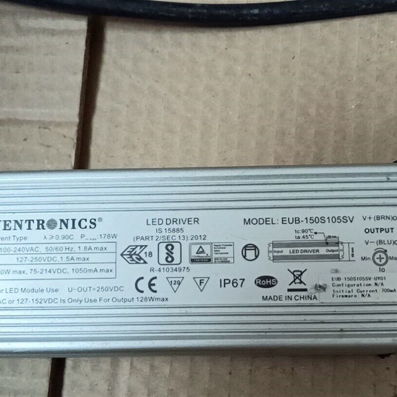 英飞特150W路灯户外防水电源EUB-150S105SV  75-214V 1050ma