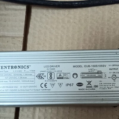 英飞特150W路灯户外防水电源EUB-150S105SV  75-214V 1050ma