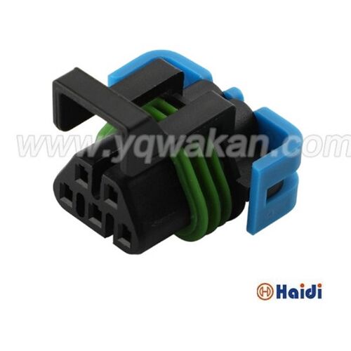4孔防水汽车接插件 4P德尔福汽车连接器含端子 DJ7055-1.65-21