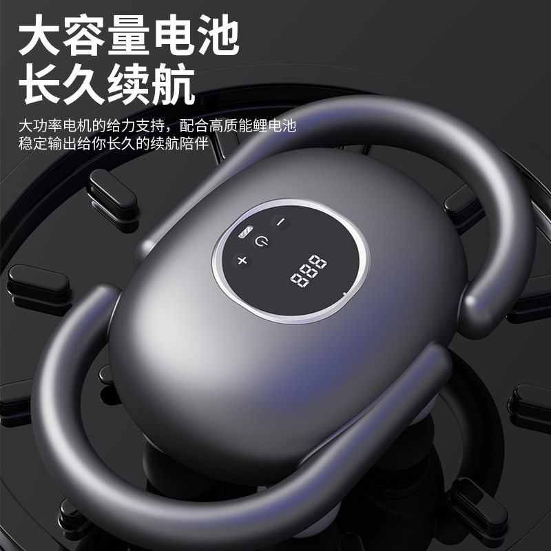 新款多种功能四头筋膜抢按摩器全身震动捶打器按摩仪USB充电健身