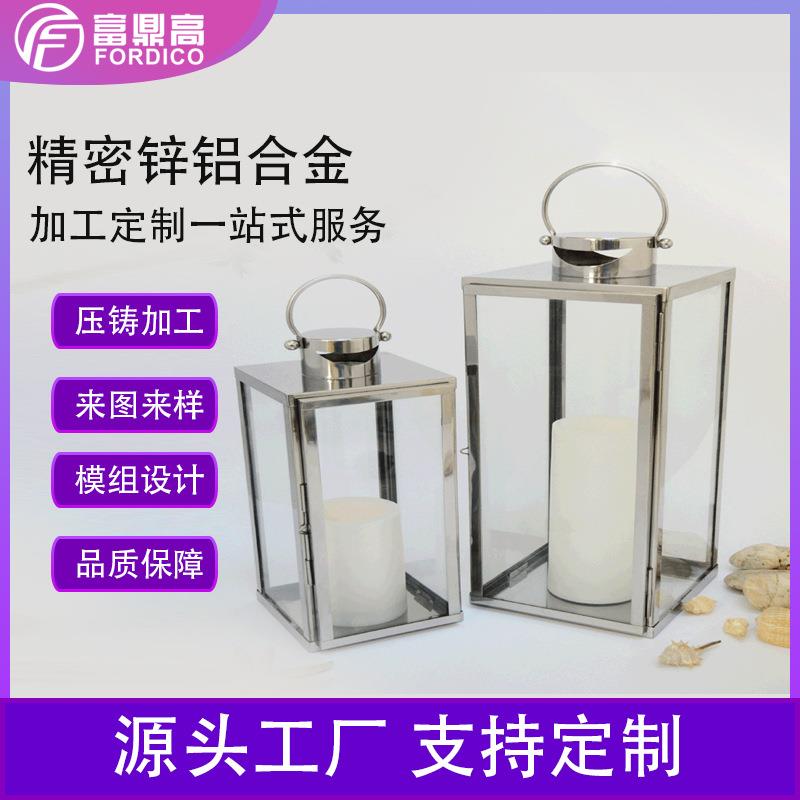 奢欧式经典不锈钢风灯烛台户外可挂树枝可落地风灯烛台