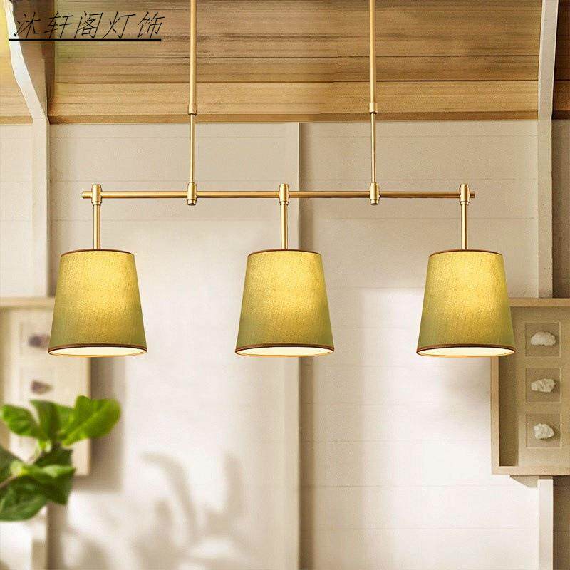 美式餐厅吊灯餐桌吧台饭厅三头简约乡村北欧创意铁艺田园灯具