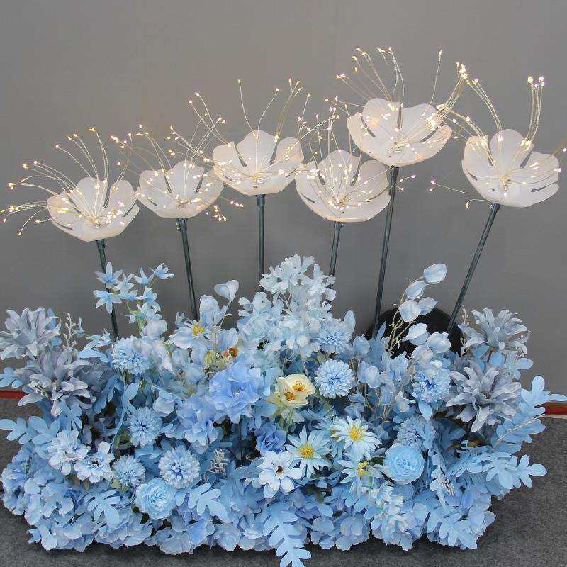 婚庆道具烟花火花地插灯婚礼舞台布置装饰路引灯烟花灯地插路引灯