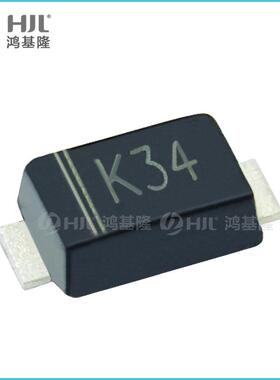 超薄贴片肖特基二极管DSK34SOD-123丝印K34体积1206SS341N5822