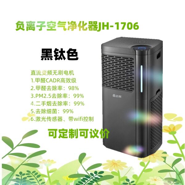 商用家用负离子空气净化器JH-1706空气净化消毒机除醛仪量大从优
