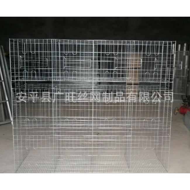 广旺丝网鸽笼左右推拉门鸽子笼三层鸽笼四层鸽笼图片