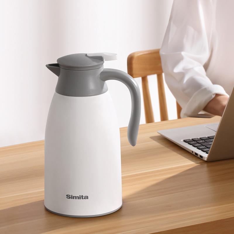 Simita悦笑保温壶办公家用大容量保温水壶玻璃内胆热水瓶暖瓶暖壶