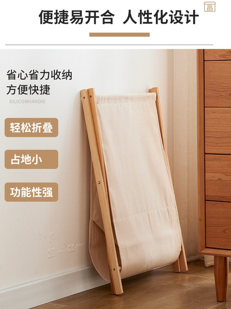 日式可折叠脏衣篮家用脏衣服收纳筐卫生间浴室洗衣篮卧室脏衣新品