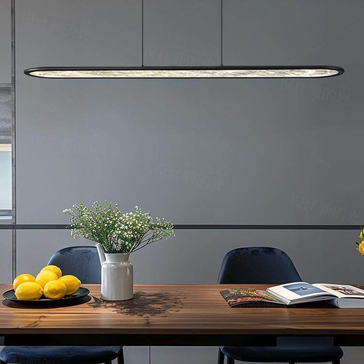 餐厅吊灯感现代简约全光谱护眼阳台2024新云雾LED长吊灯