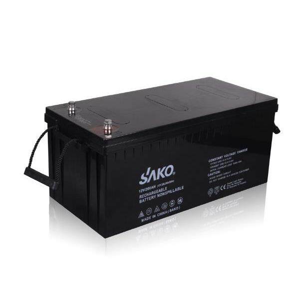 SAKO三科蓄电池太阳能家庭储能发电系统12v铅酸蓄电池组