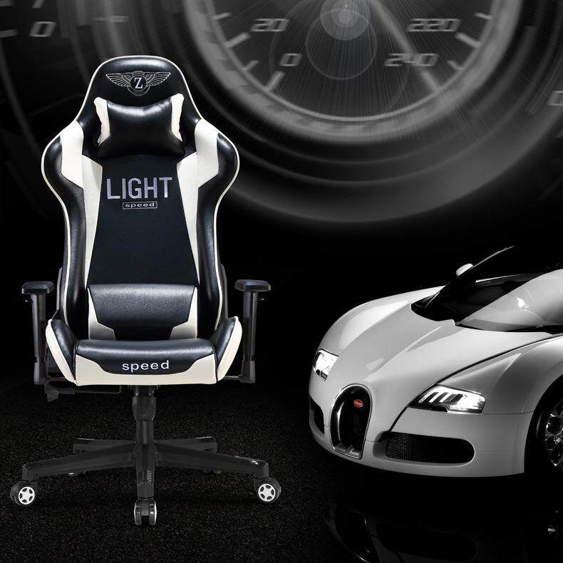 可躺弓形赛车椅LOL人体学办公座椅电脑椅网吧椅电竞游戏网吧椅子